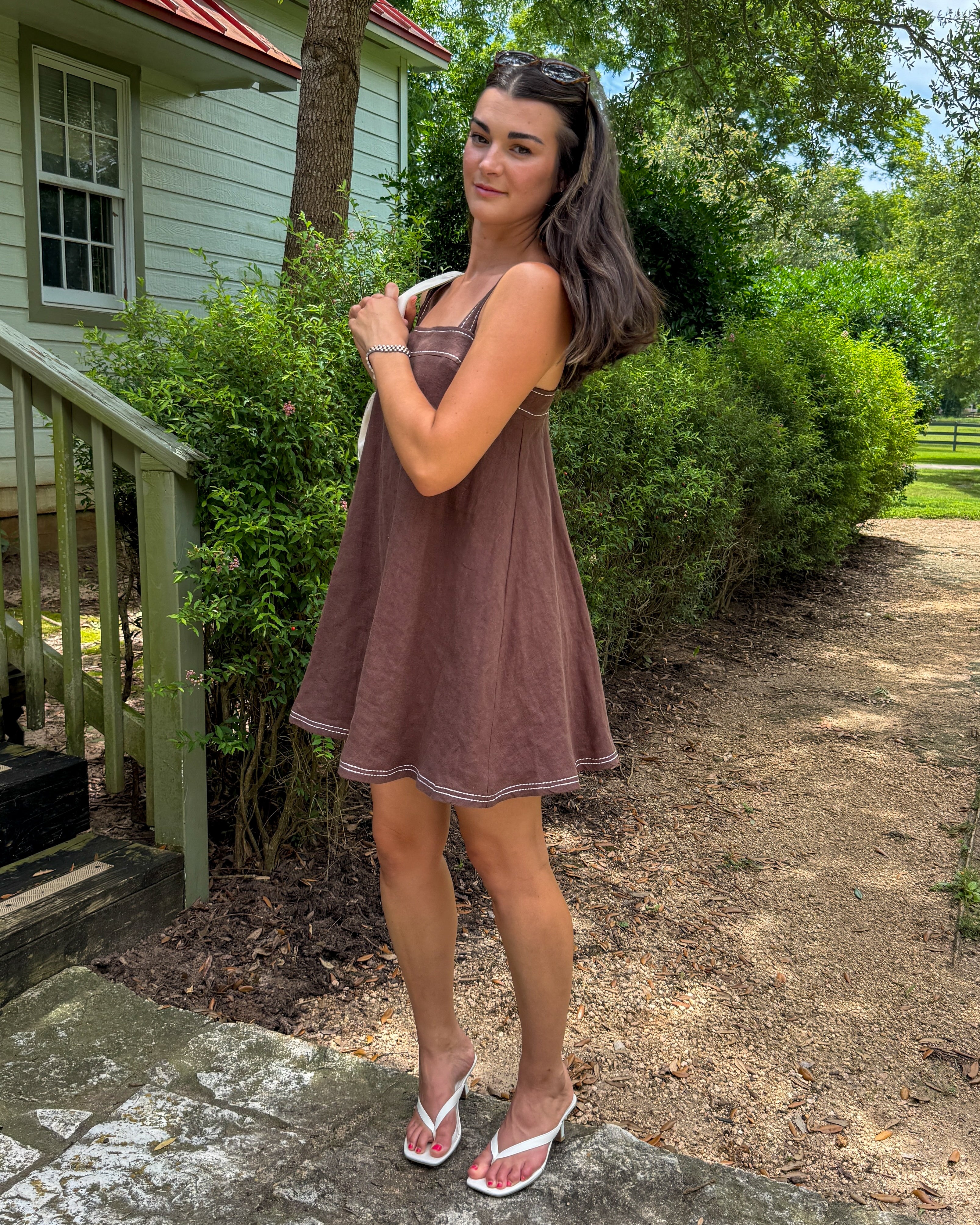 Easy Days Linen Mini Dress