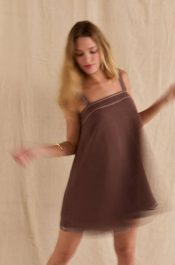 Easy Days Linen Mini Dress