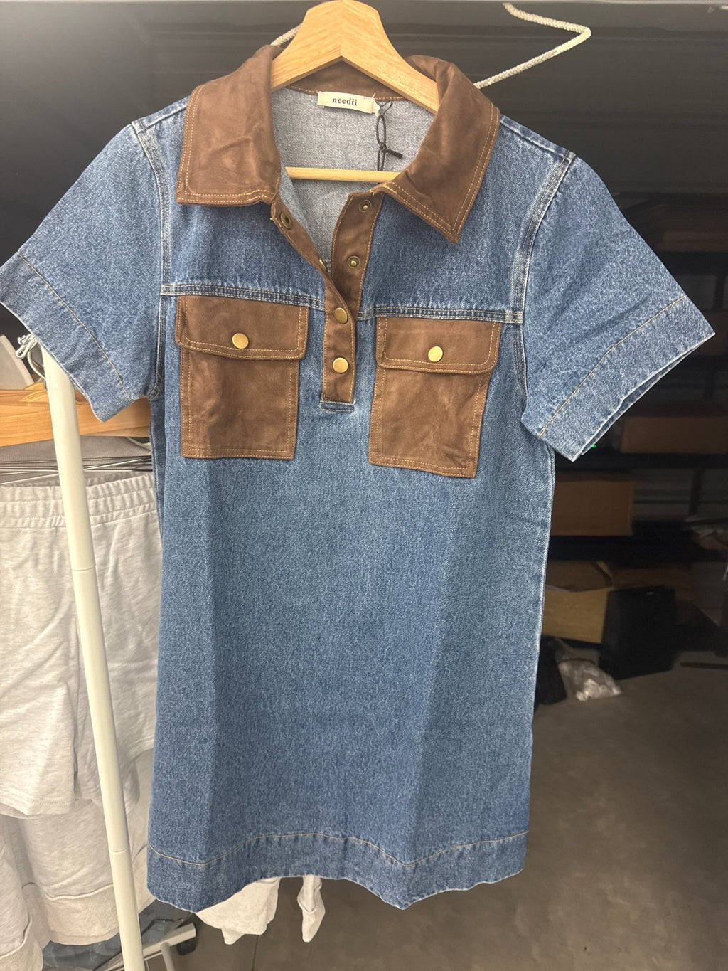 Heather Denim Dress - STRIVE Boutique