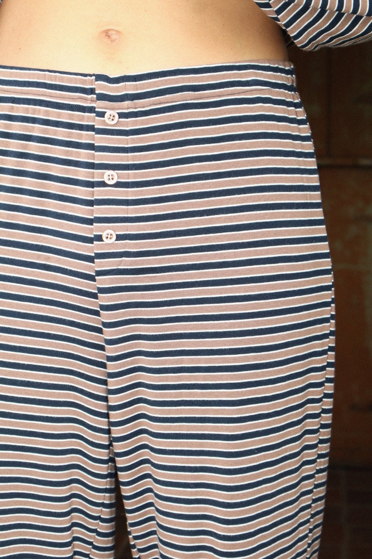 Raya Striped Henley Pant - STRIVE Boutique