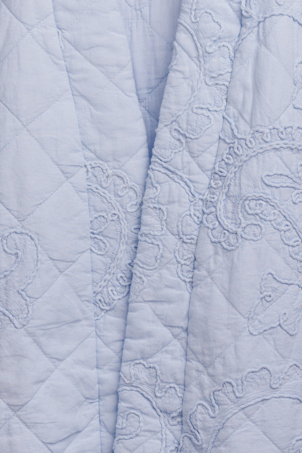The Cotton Quilted Vest | Sky
