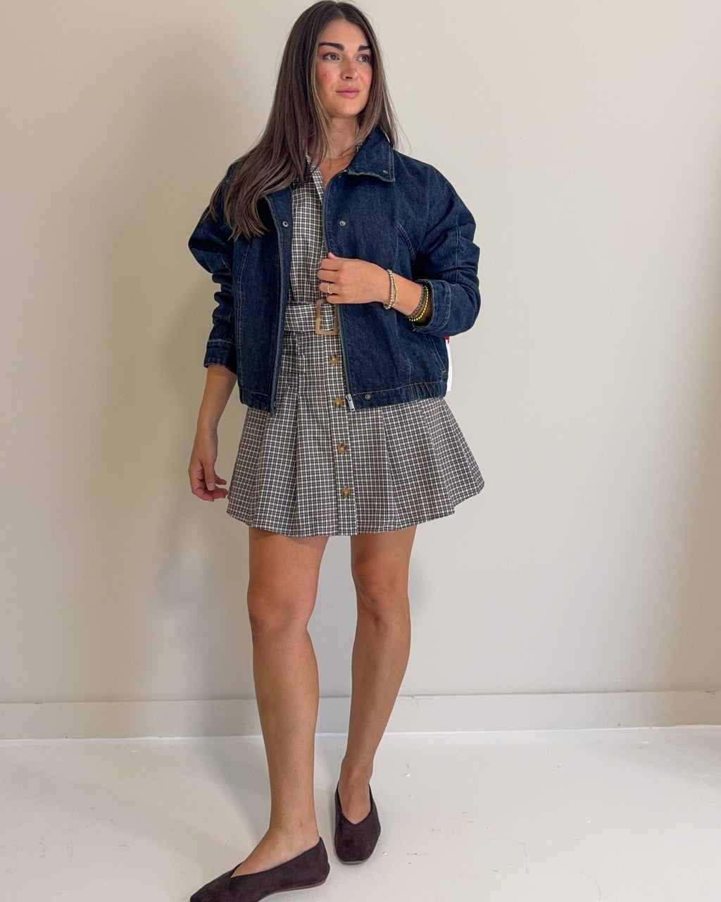 Hudson High Neck Denim Jacket