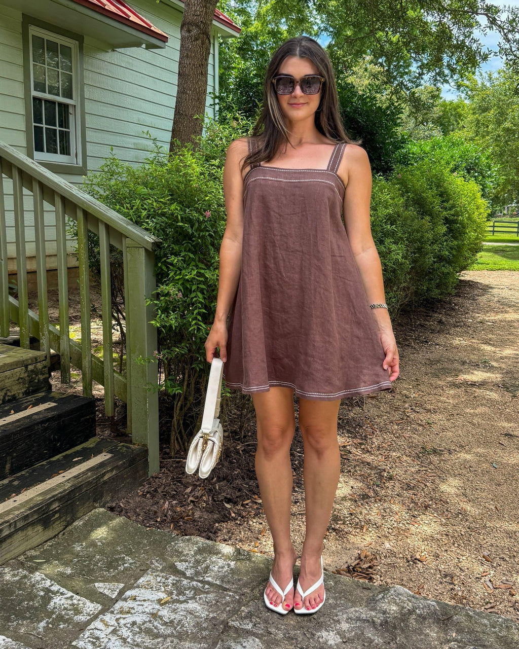 Easy Days Linen Mini Dress - STRIVE Boutique
