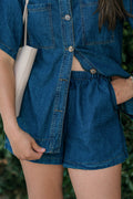 Cotton Denim Short- Final Sale