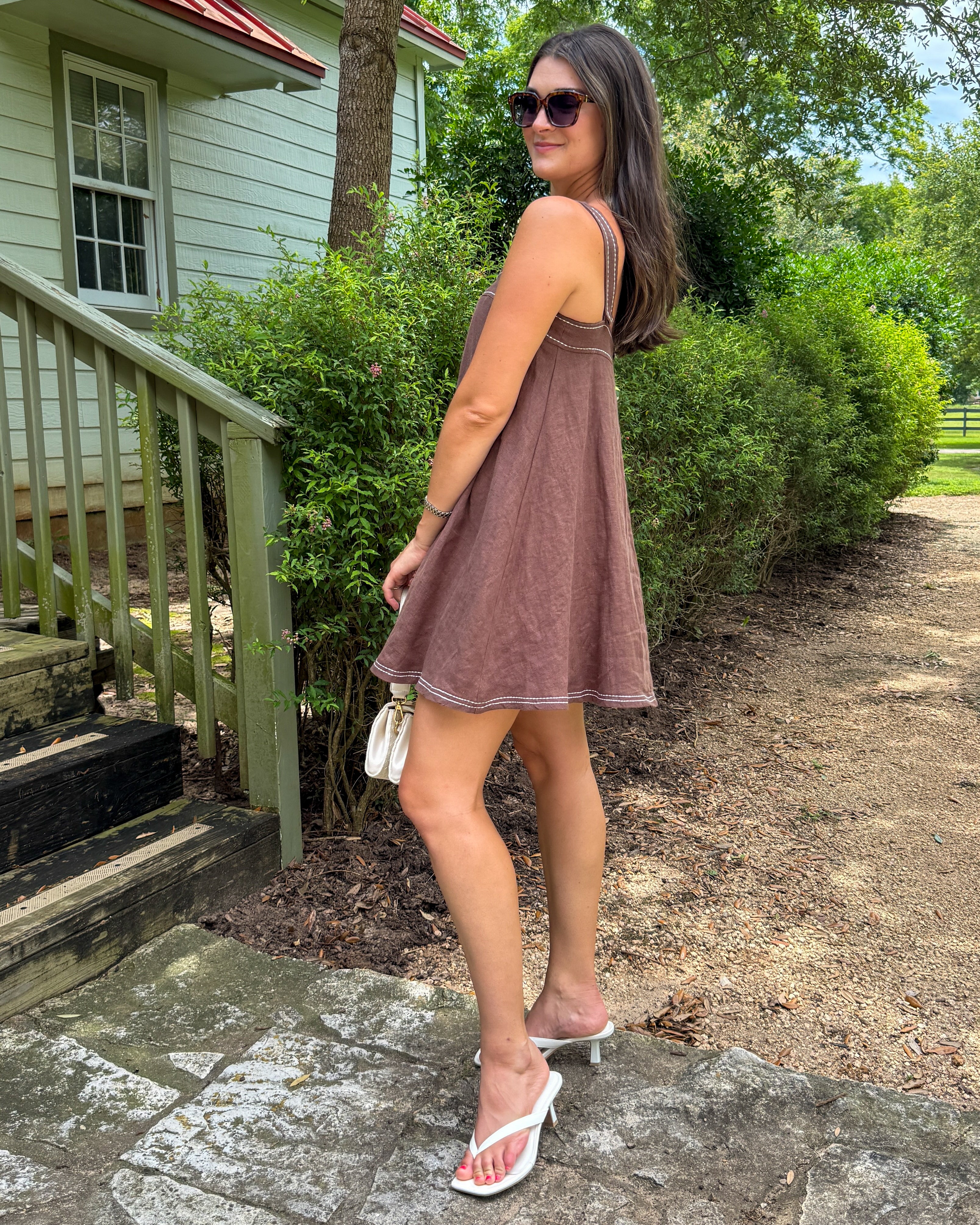 Easy Days Linen Mini Dress