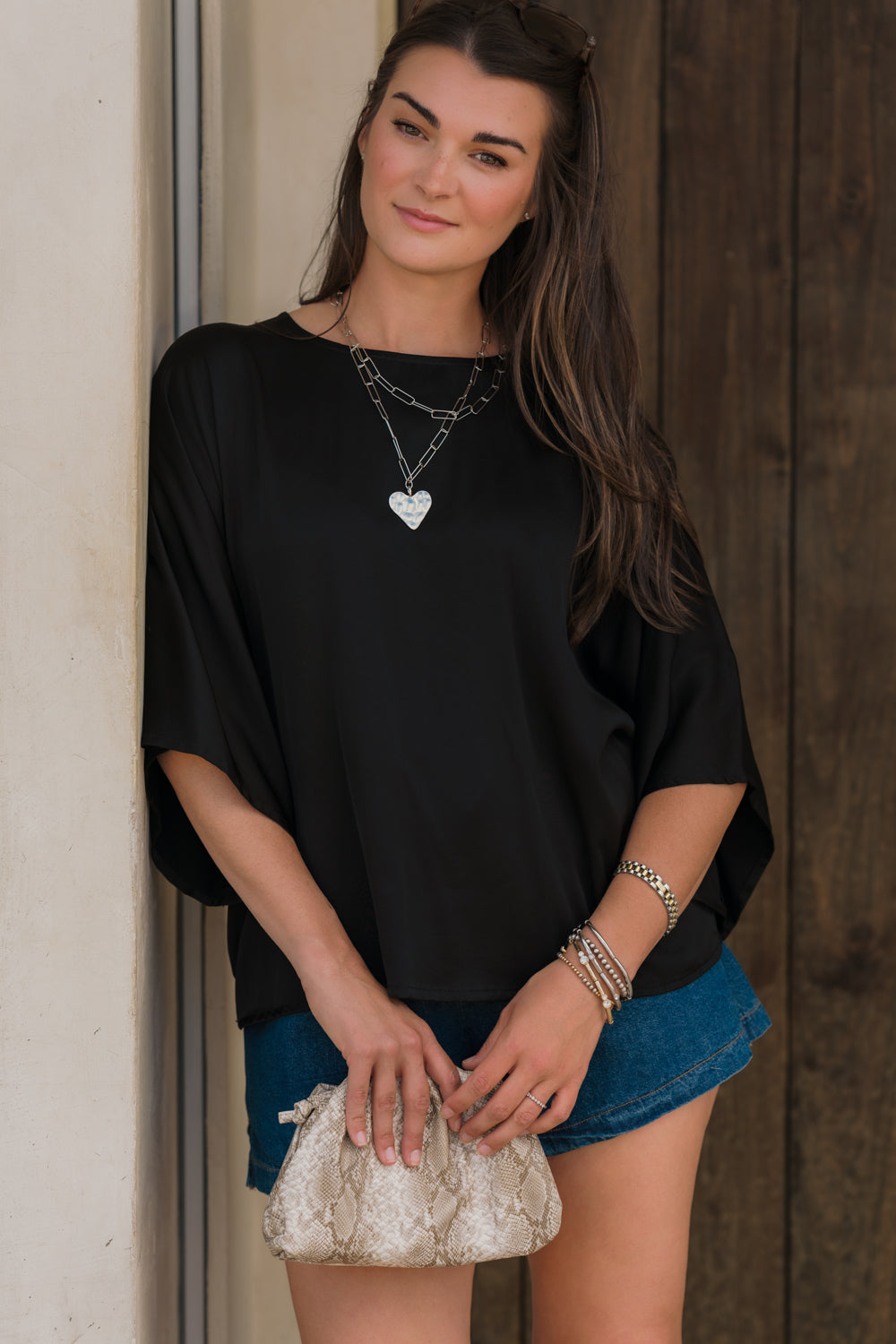 The Vacation Top | Black- Final Sale