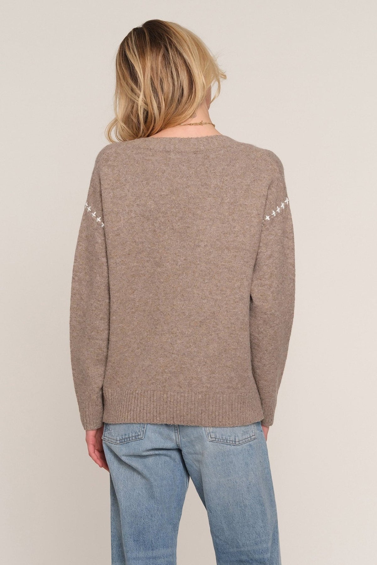 Caroline V-Neck Sweater - STRIVE Boutique