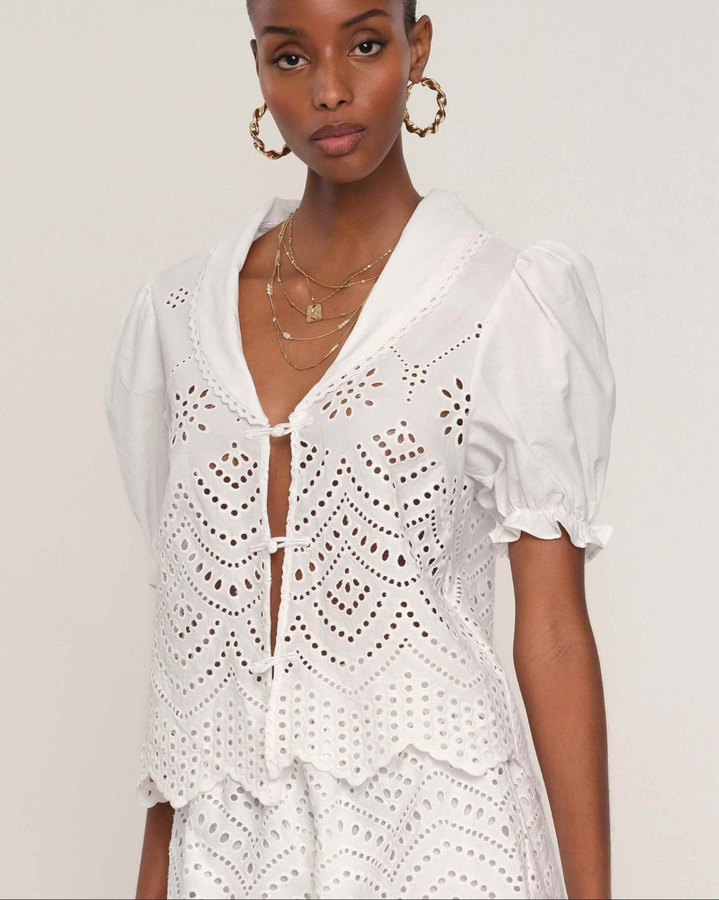 Floria Eyelet Top - STRIVE Boutique