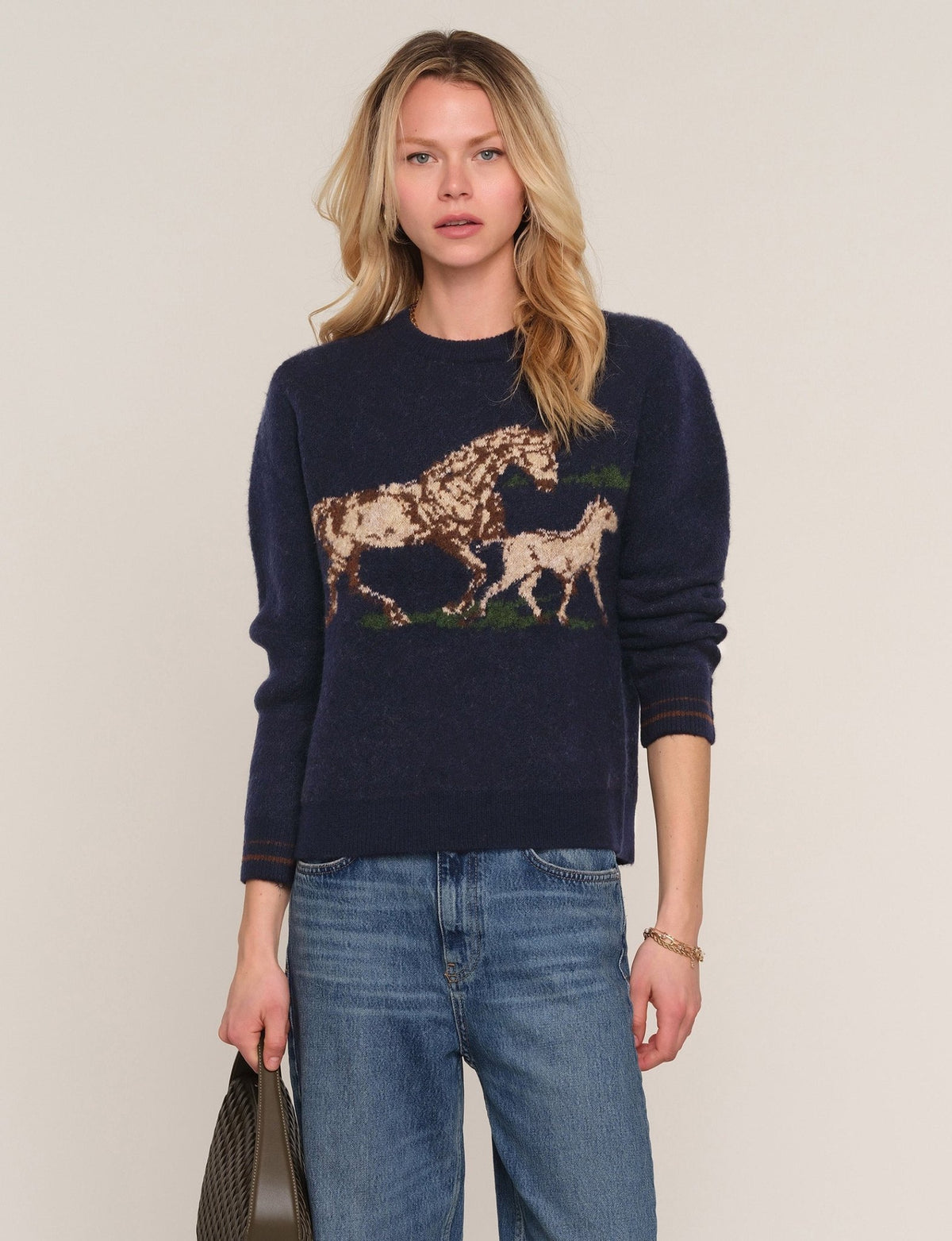 Jackie Horse Sweater - STRIVE Boutique