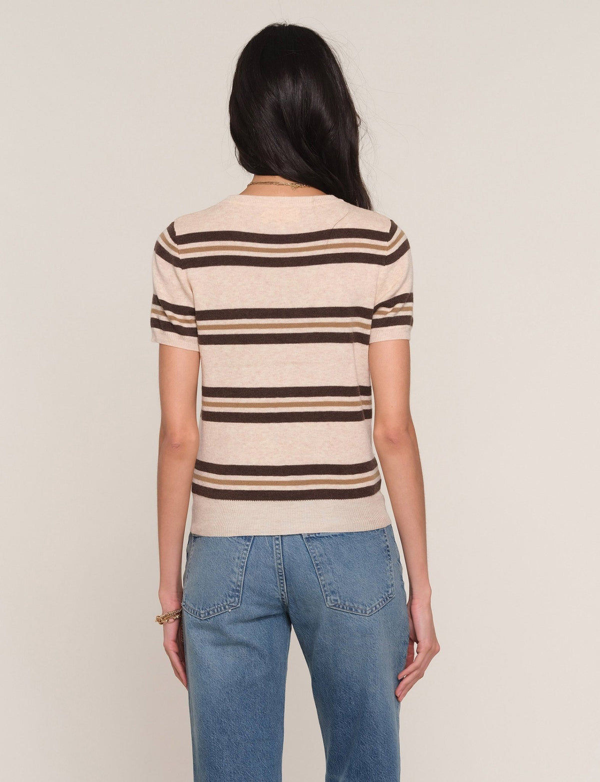 Brenna Striped Knit Top - STRIVE Boutique