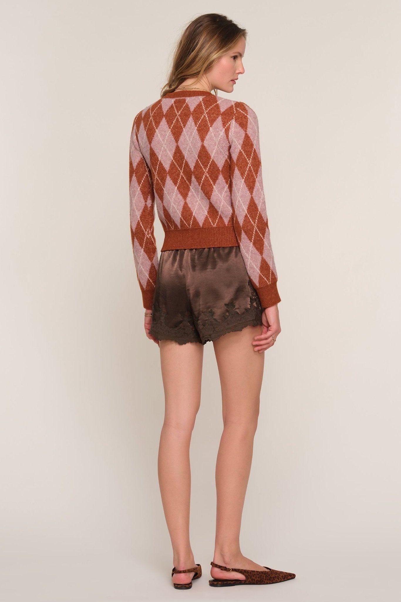 Libby Lace Satin Shorts - STRIVE Boutique