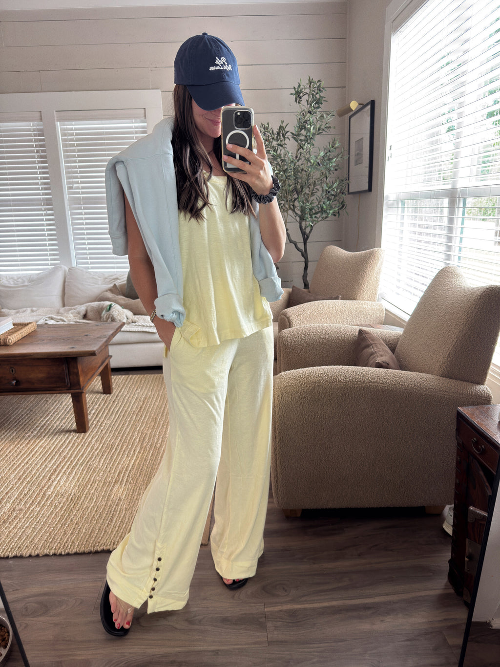 Cotton Slub Laid Back Chic Set