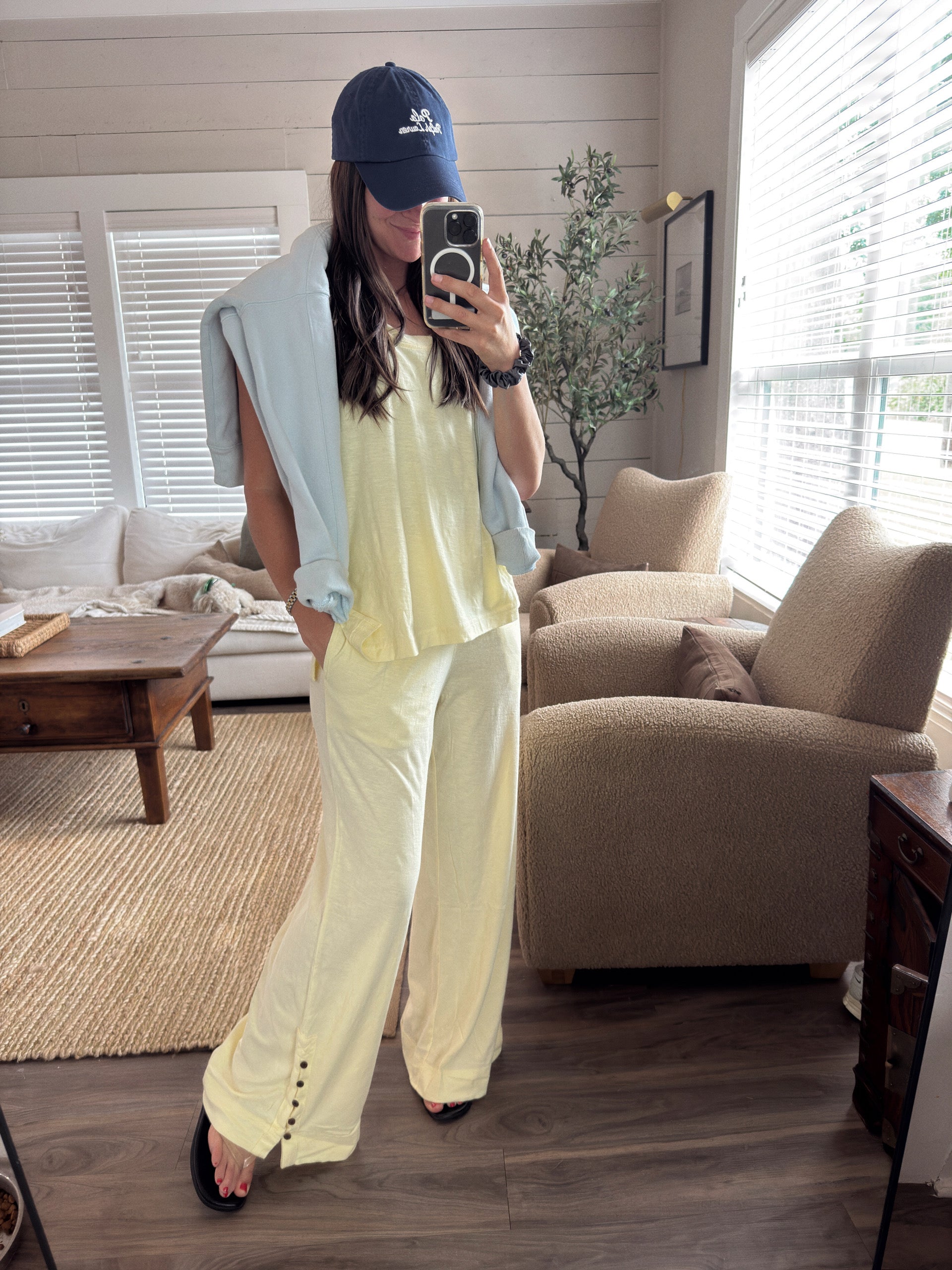 Cotton Slub Laid Back Chic Set