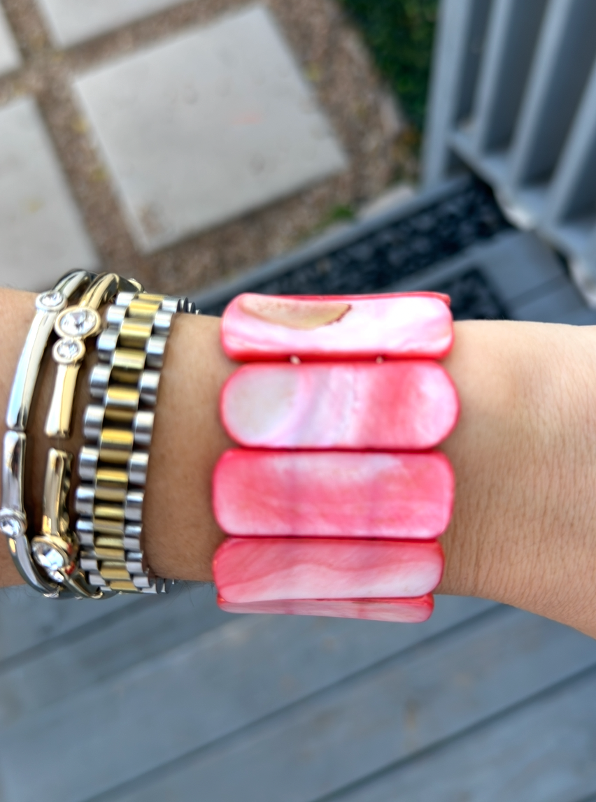 Marbled Tile Bracelet