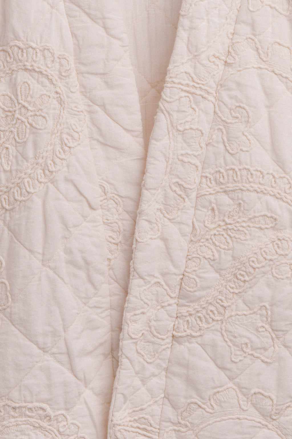 The Cotton Quilted Vest | Ivory