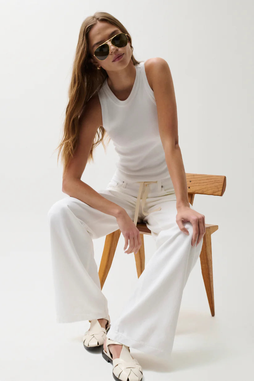 Jadyn Mid Rise Drawstring Palazzo