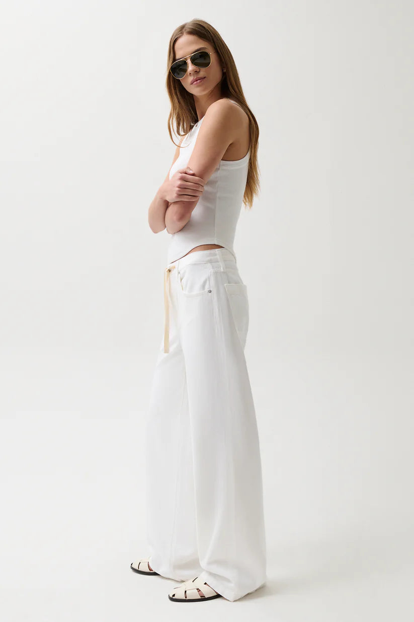 Jadyn Mid Rise Drawstring Palazzo