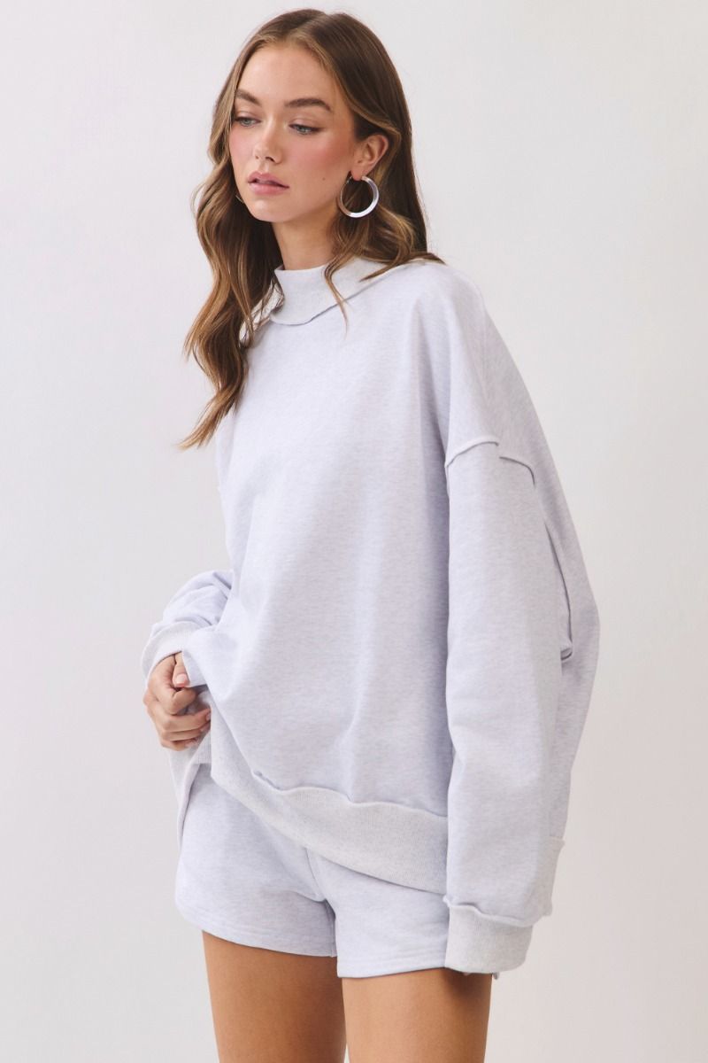 The Lounge Mock Neck Sweatshirt