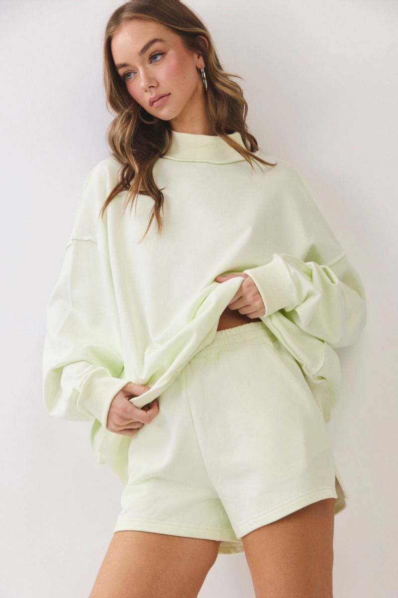 The Lounge Mock Neck Sweatshirt