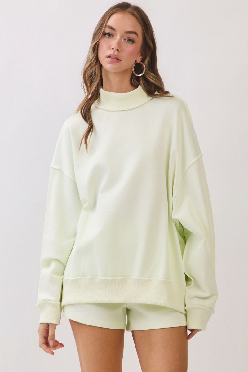 The Lounge Mock Neck Sweatshirt