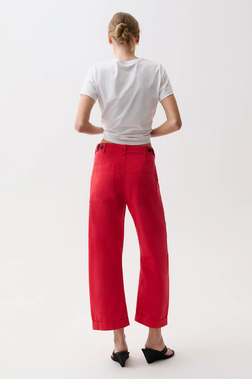 Pistola Tori Utility Pants-Negroni Red