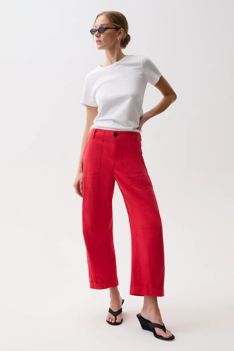 Pistola Tori Utility Pants-Negroni Red