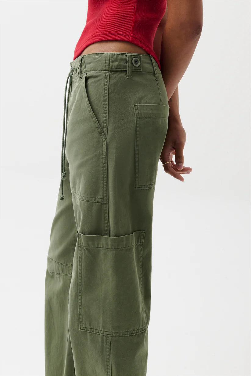 Sabrina Curved Utility Pant- Meadow