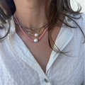 The Everyday Cross Beaded Necklace