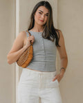 Everyday Striped Button-Front Tank - STRIVE Boutique