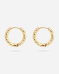 Textured Huggie Hoop Earrings - STRIVE Boutique
