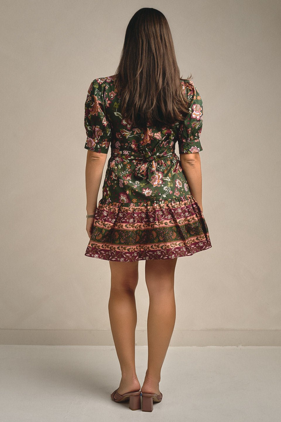 Dana Floral Wrap Mini Dress - STRIVE Boutique
