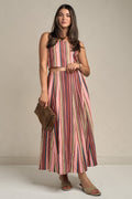 Steph Striped Cropped Top - STRIVE Boutique