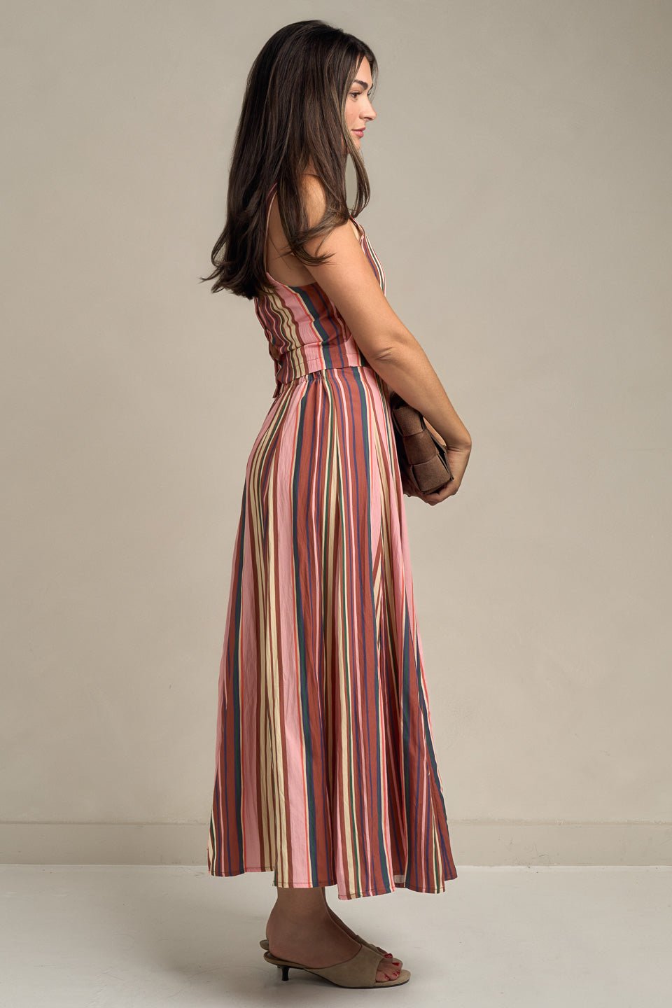 Steph Striped Skirt - STRIVE Boutique