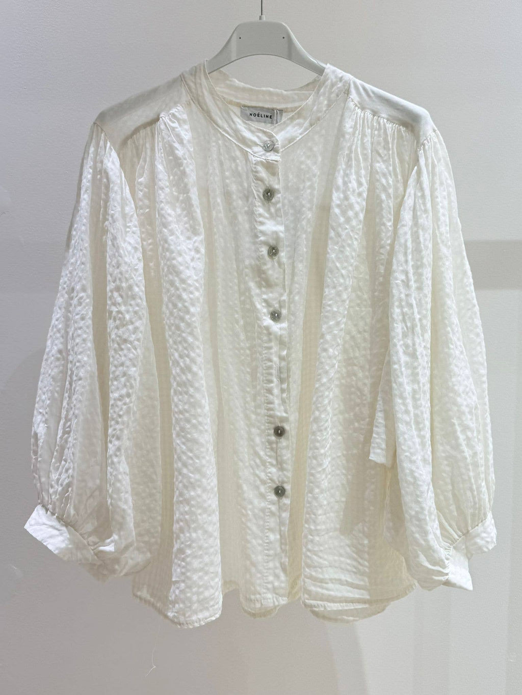 Gingham Cotton Blouse- One Size