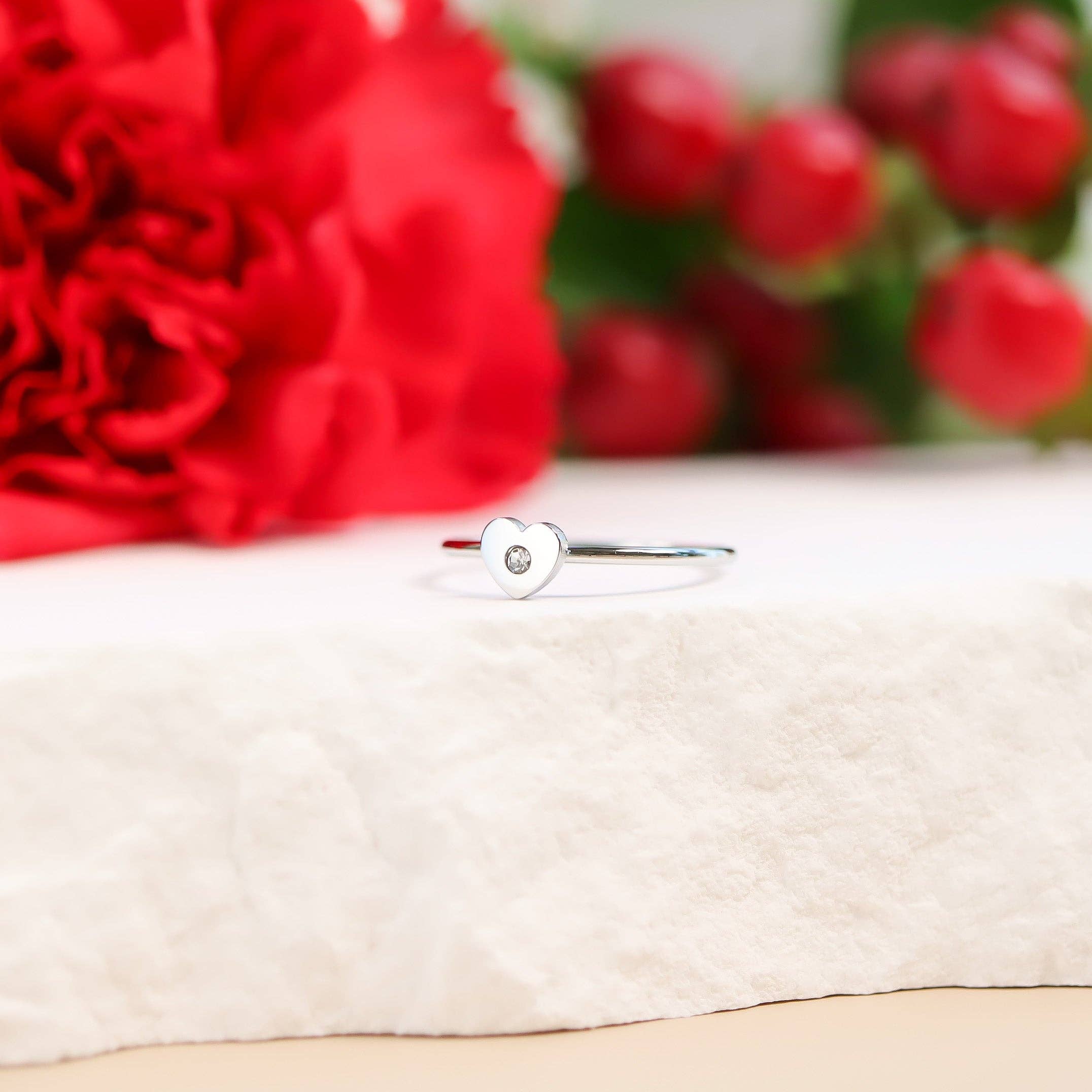 Heart Stacking Ring
