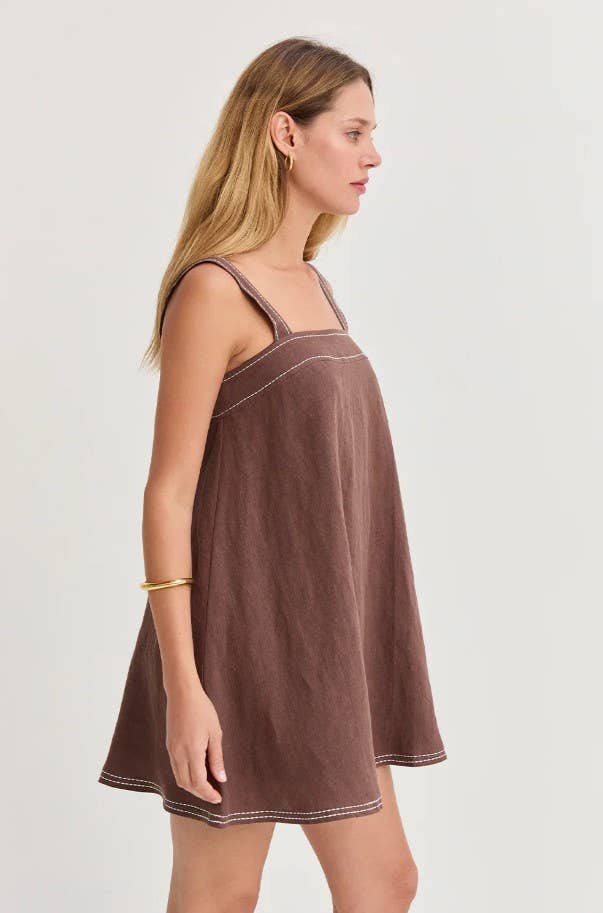Easy Days Linen Mini Dress