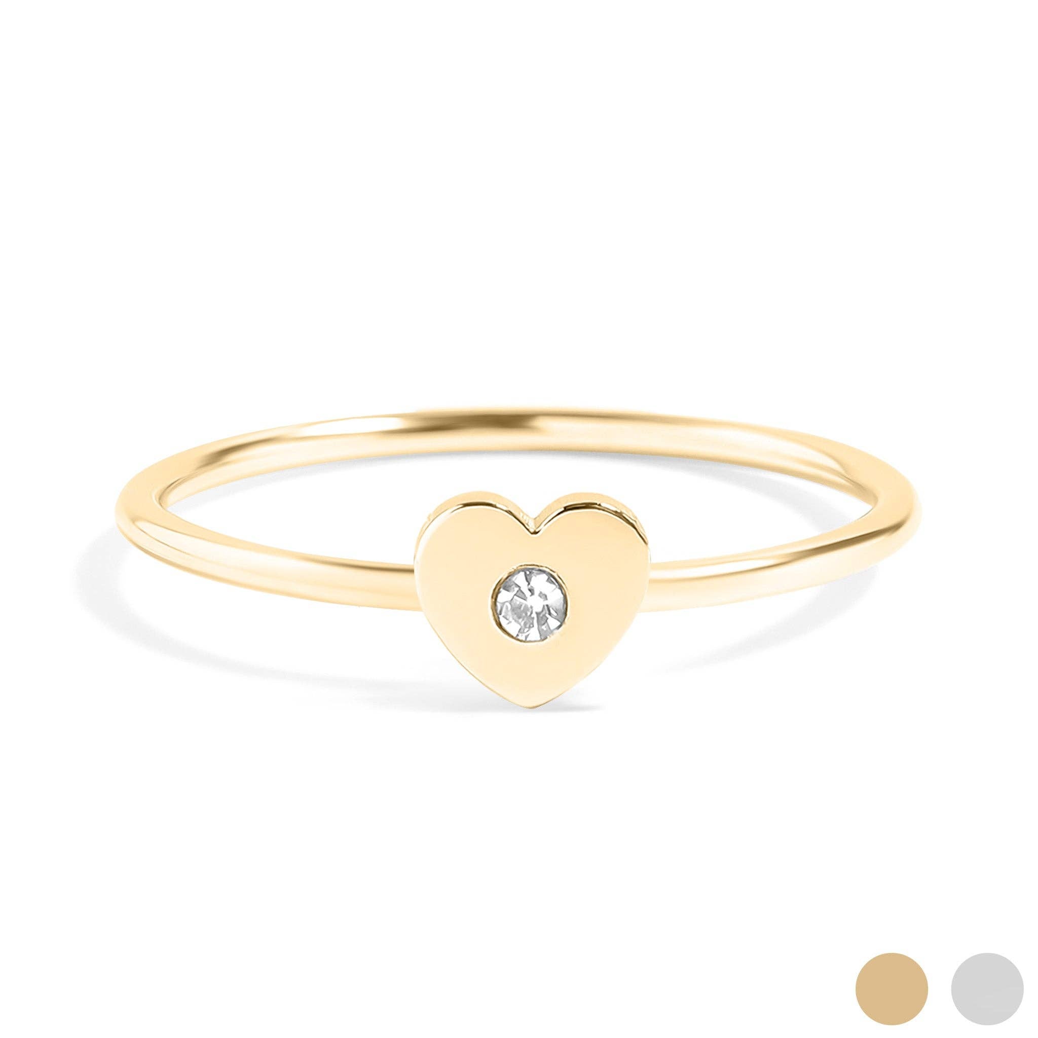 Heart Stacking Ring