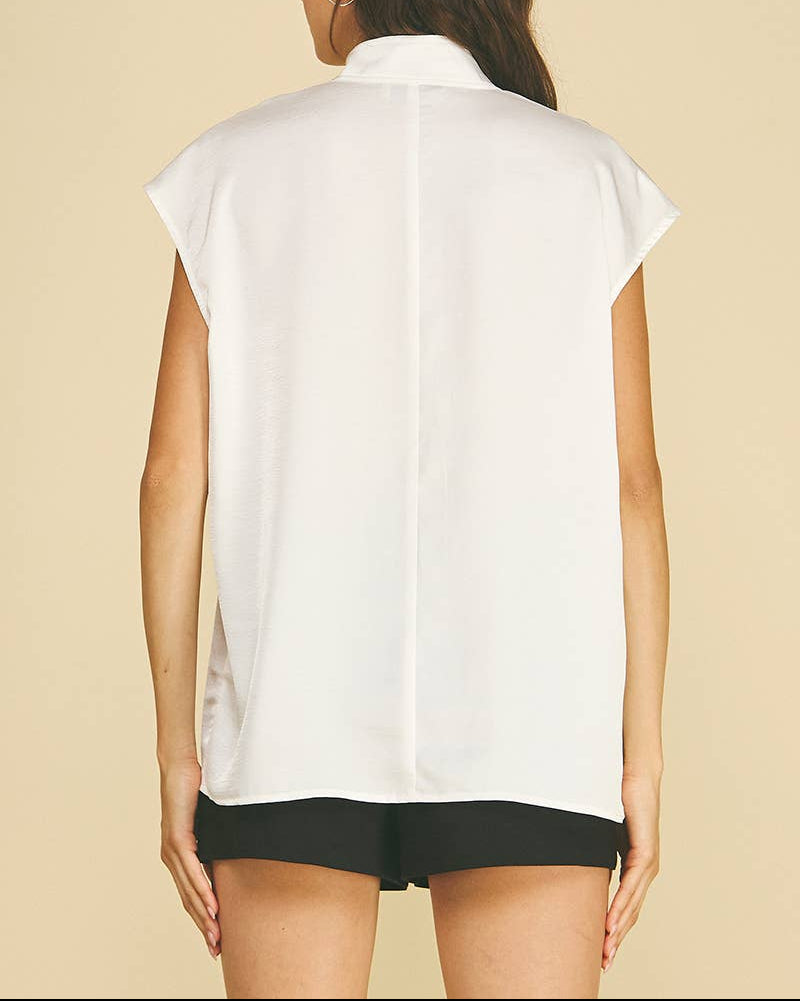 Ellis Cap Sleeve Blouse