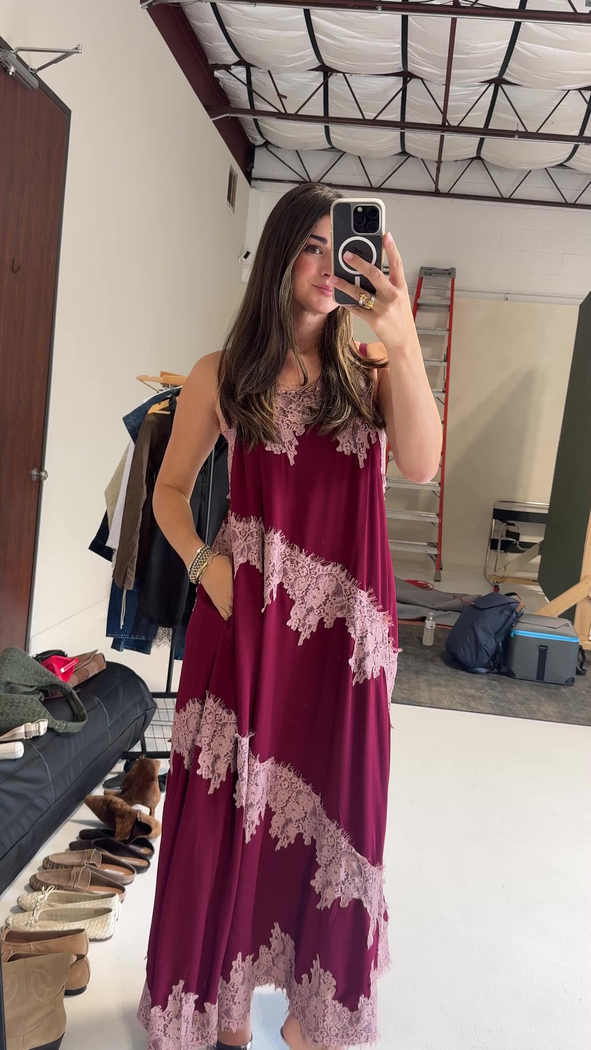 Audrey Lace Maxi Dress