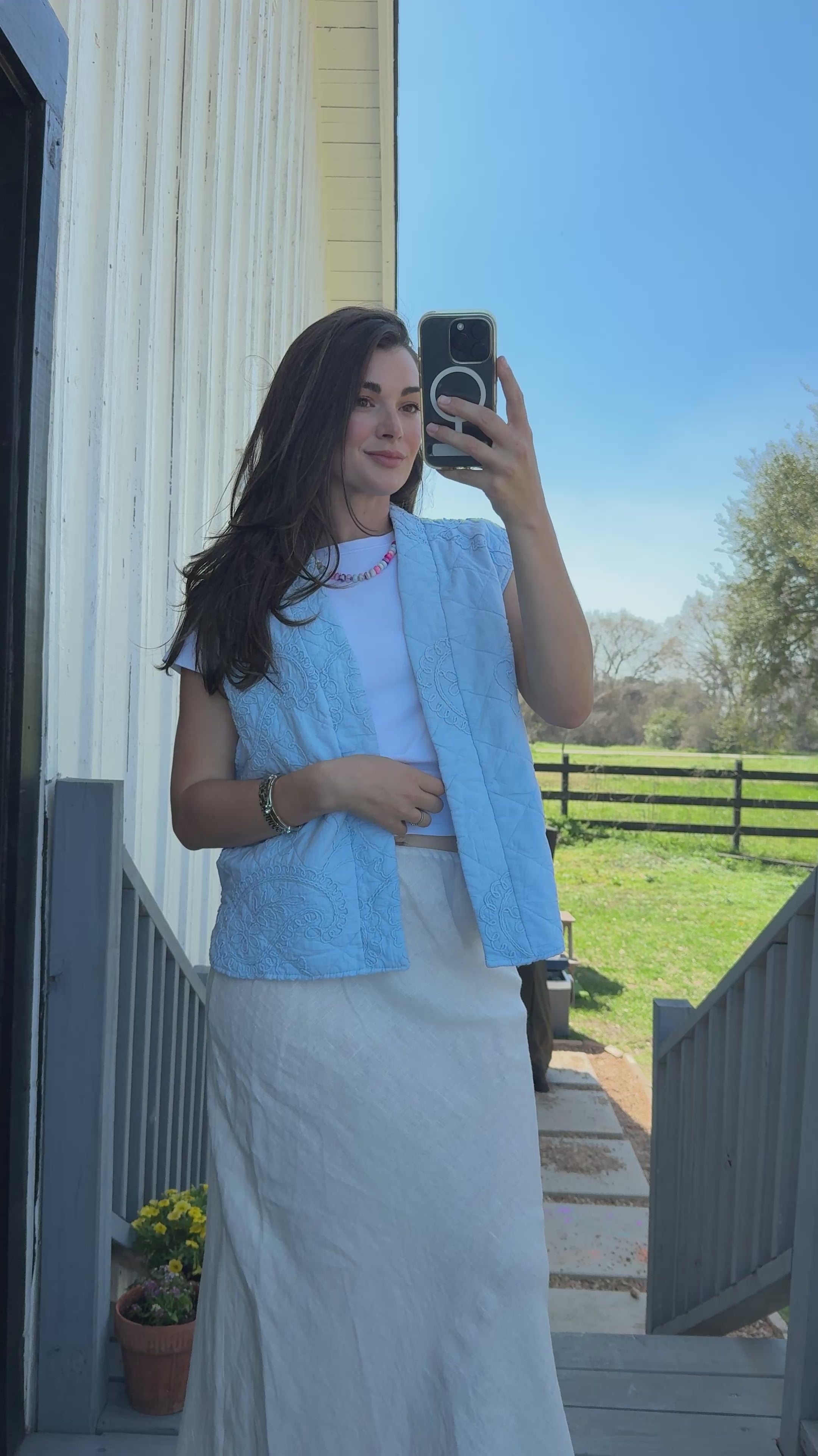 The Cotton Quilted Vest