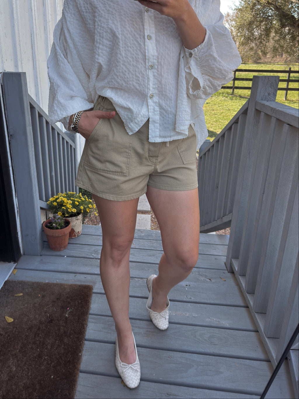 Everyday Cotton Short | Beige